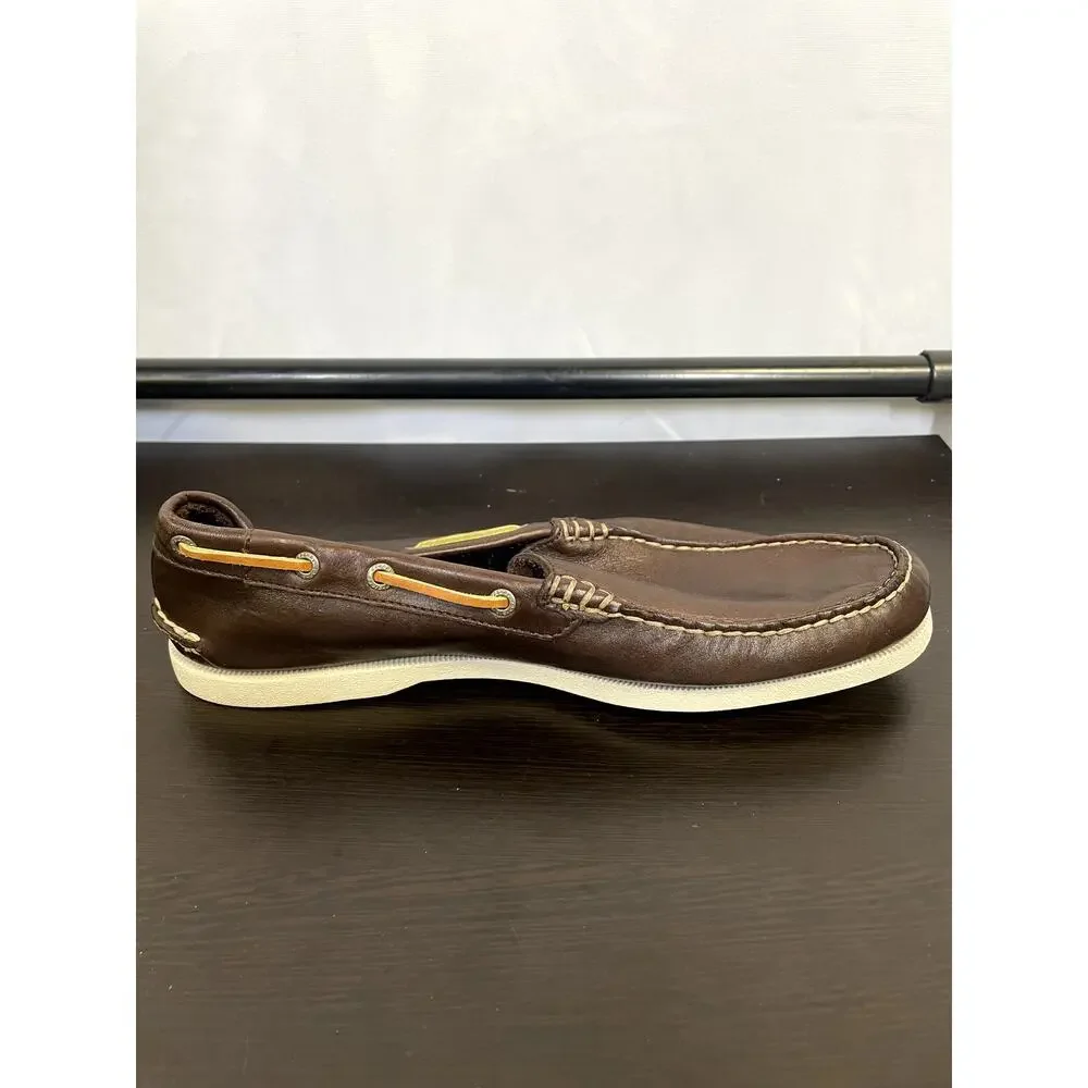 SPERRY TOP SIDER Authentic Original Venetian Loafer Dark Brown Leather 11.5